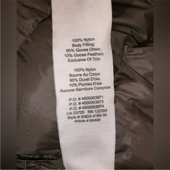 TNA Aritzia Botanie Little Puff Jacket Taupe Medium - Picture 6 of 7